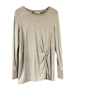 Athleta women’s long sleeve side knot size medium top
